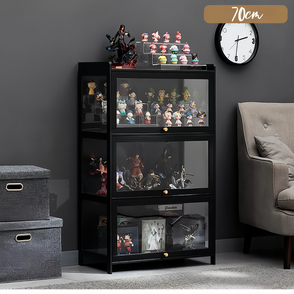 Nisorpa 3-5 Door Display Storage Cabinet for Lego Toy Cupboard Display cases AU