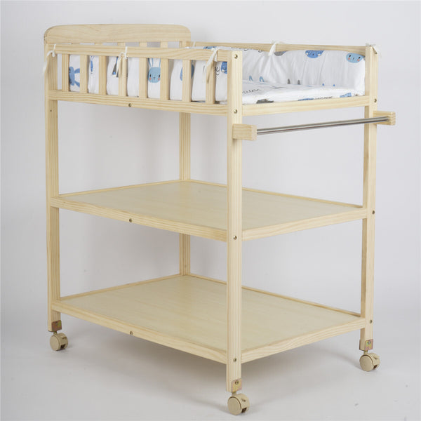 Baby Changing Table Portable Infant Diaper Changing Table with Storage Shelf