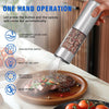 2pcs Electric Salt And Pepper Grinder Set Rechargeable Auto Mill w/Charging Base