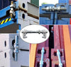 4Pack Shipping Container Bridge Fitting Clamp to Connect Shipping Containers