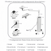 80W Lift Type Dental Cold Light Lamp Touch Screen Teeth Teeth Whitening Machine