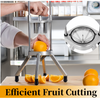 Stainless Steel Blade Fruit Lime Cutter 8 Section Manual Fruit Slicer for Home