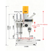 Electric Bench Drill 7 Speed Drilling Machine w/ 10pcs  2.0-6.0 mm Drill Bits