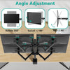 4 Monitor Stand Fits For 30 inch Computer Screen Full Adjustable Monitor Arm