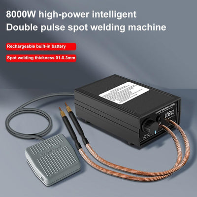 8000W Spot Welder Battery Welding Machine for 18650 Lithium Batteries Power