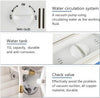 Water Circulating Vacuum Pump with 15L Water Tank Flow Rate 60L/m Lab Chemistry