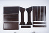 Wood Prayer Bench Stool Kneeler with Shelf and Cushion Church Prayer Table Chair