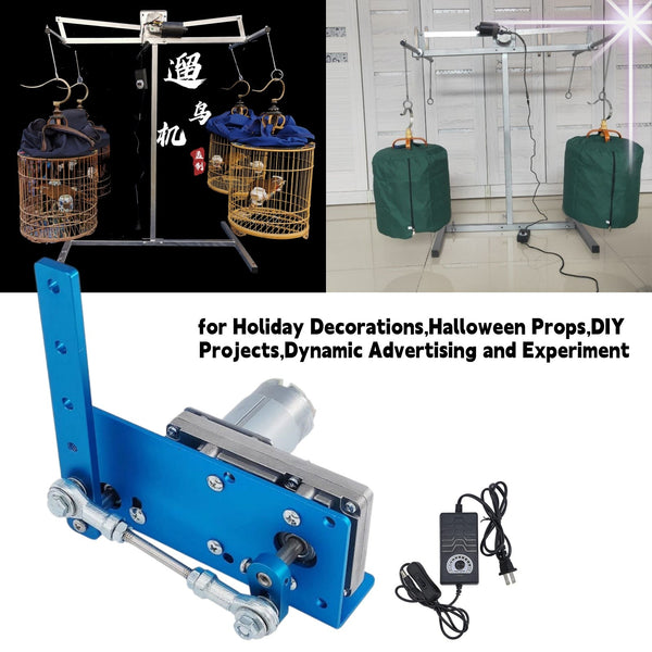 24V Reciprocating Swing Motor Max Speed 90rpm for Holiday Decor Halloween Props