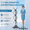 3*50cm 3D Holographic Fan Hologram Projector LED Photo Video Advertising Display