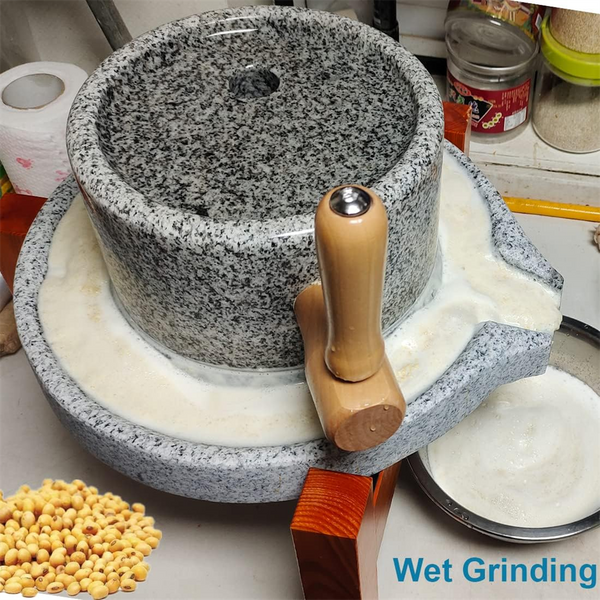 30x40cm Stone Mill Grinder Dry/Wet Grinder Pepper Bean Flour Mill Grinder AU