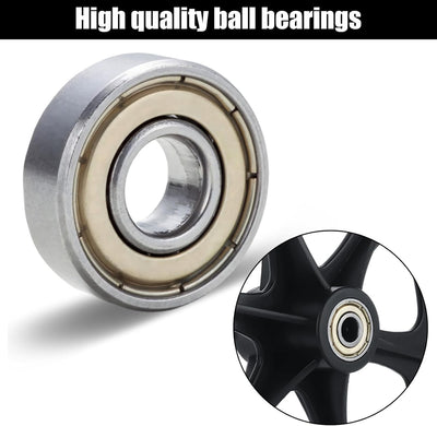 2× Replacement Parts 8'' Front Rear Wheel for Wheelchair Rollator Walker AU