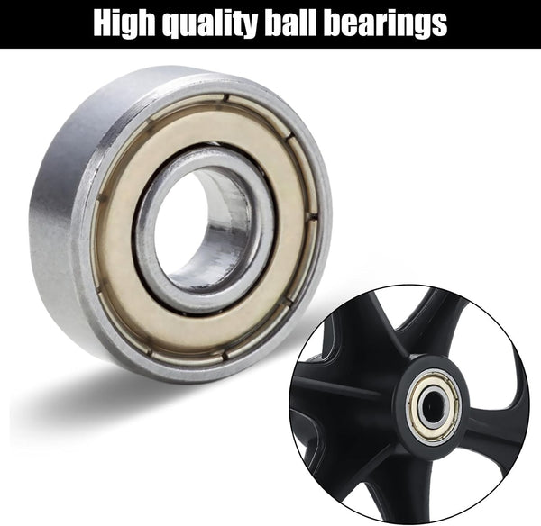 2× Replacement Parts 8'' Front Rear Wheel for Wheelchair Rollator Walker AU