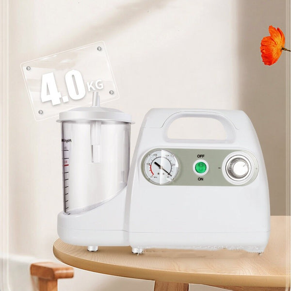 Portable Phlegm Suction Machine Sputum Aspirator Dental Suction Unit Vacuum Pump