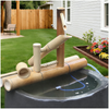 Bamboo Fountain with Pump Japanese Rocking Fountains Kit Bamboo Water Fountain
