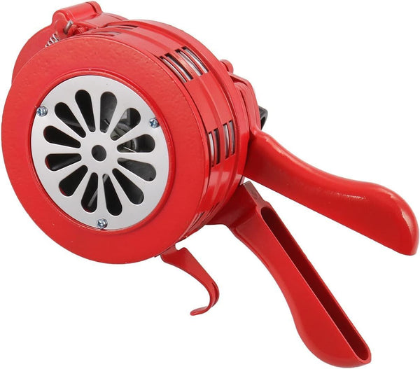 Emergency Hand Crank Siren Horn 110DB Manual Operated Warning Metal Alarm Safe