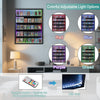 35 Graded Sports Card Display Case LED Baseball Card Display Frame UV Protection
