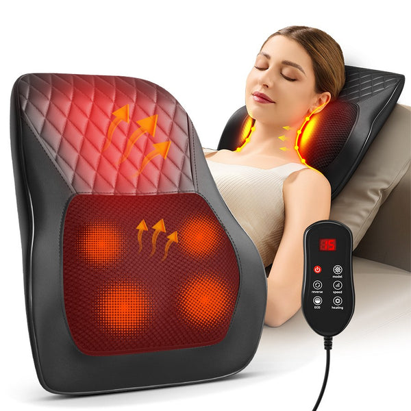 Massage Pillow Shoulder Neck Massager Waist Back Full-body Electric Massager