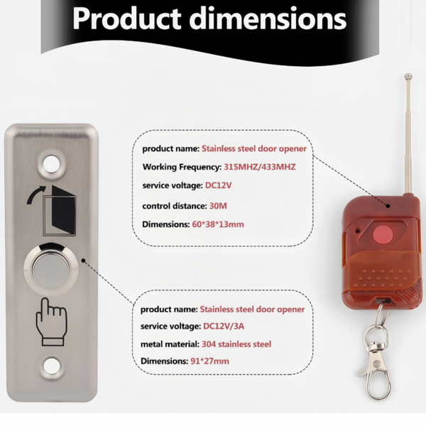 280KG Kit Electric Magnetic Door Lock Access Control System Security Kit AU
