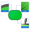 Chromakey Backdrops Double Sided Green Screen & Blue Screen 2 in 1 Collapsible
