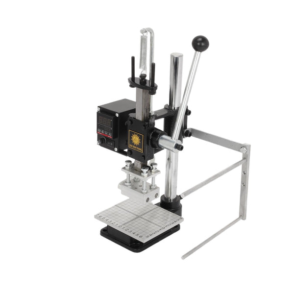 Upgraded Hot Foil Stamping Machine 5x7cm Leather Bronzing Pressure Mark Machine