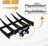 Diggers Metal Backhoe Rake Mini Excavator Attachment Rake  For Land Clearing AU
