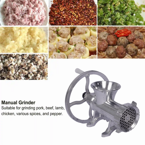 Kitchen Meat Grinder Mincer Stuffer Multifunctional Manual Meat Grinder 32#
