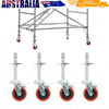 6 inch Rolling Scaffolding Wheels 4 Pack Scaffolding Caster Wheels with Brake AU
