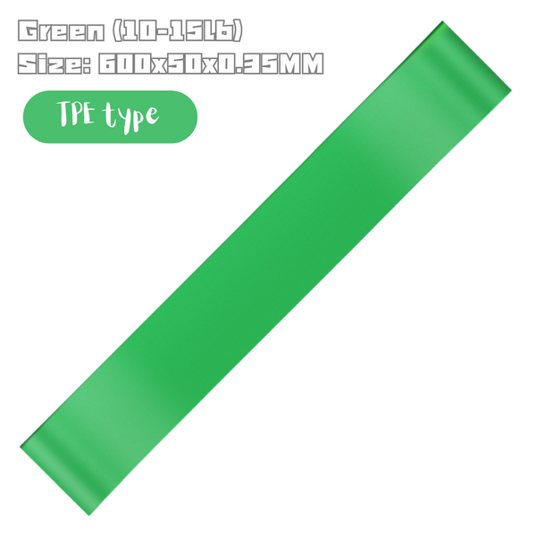 5PCS Loop Resistance Bands Yoga Stretch Strap Power Strength Exercise Set 60x5cm