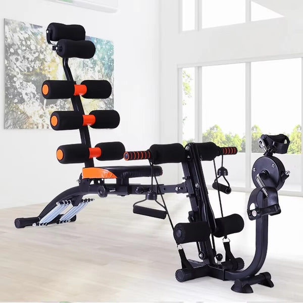 23 in 1 Home Gym Abdominal Machine Core Workout Equipment Foldable & Adjustable