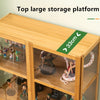 Display Storage Case for LEGO Statues Storage Shelves Dustproof Display Cabinet