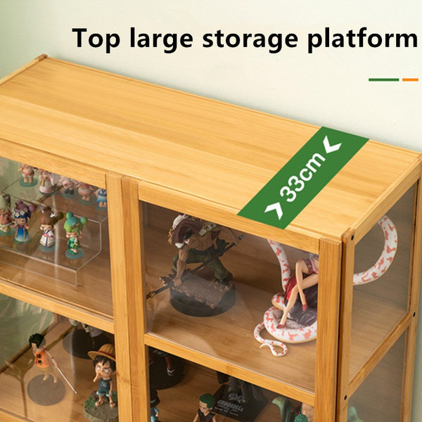 Display Storage Case for LEGO Statues Storage Shelves Dustproof Display Cabinet