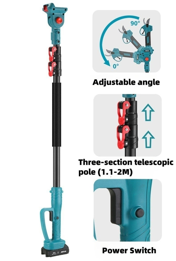 Mini Chainsaw & Pruning Shears Electric Saw Brushless Pruner Cordless Combo AU
