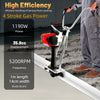 35.8CC 4 Stroke Concrete Power Screed 1m Aluminum Board Straight Edge Bar Set AU