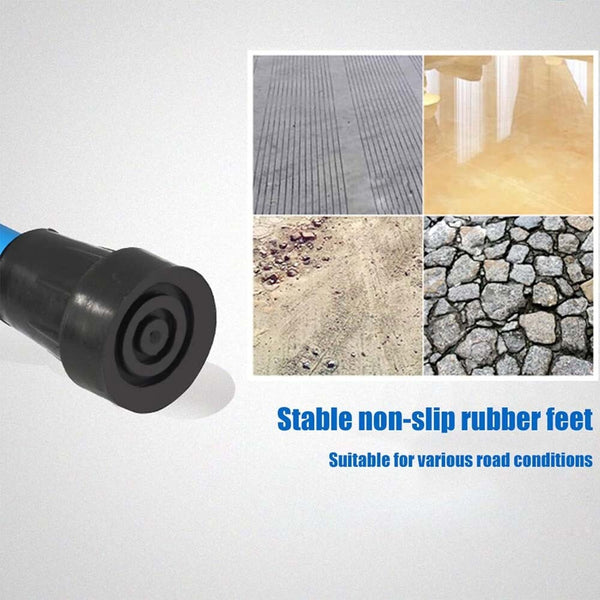 Adjustable Forearm Elbow Crutch Foldable Stick Aluminum Alloy for 140-185cm
