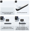 USB Charge Cable Holder Desk Cable Clips Organizer Cord Management Tidy