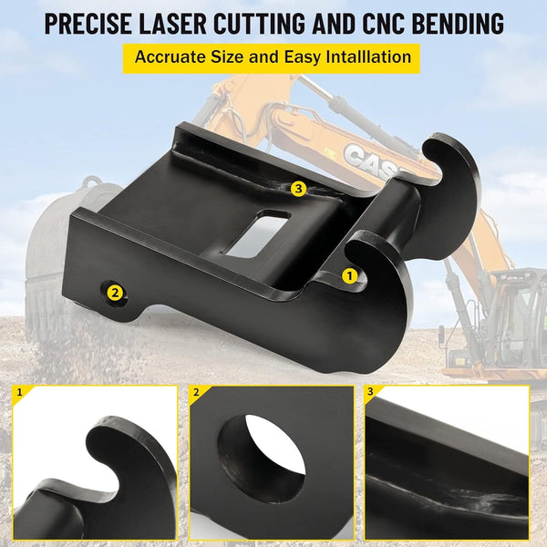 X-Change Coupler Bracket Quick Attach Mini Excavator Bucket Mount Attachment