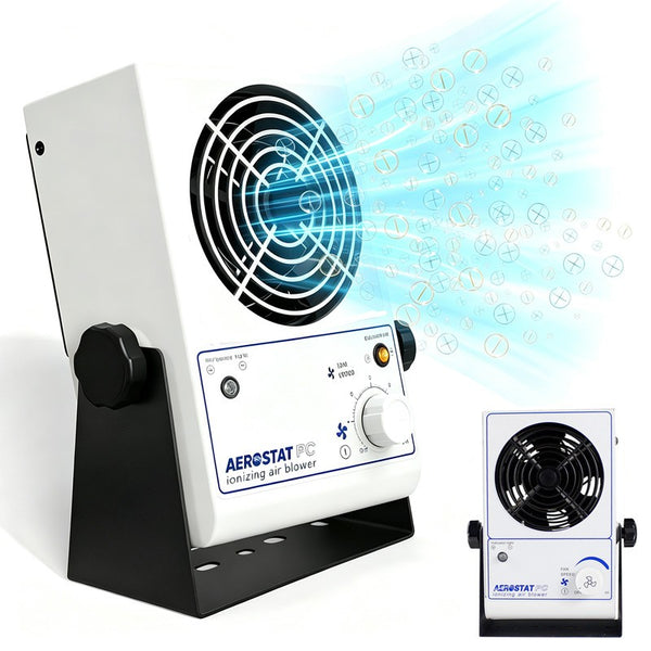 Ionizing Air Blower Static Eliminator Fan Desktop Ionizer Air Blower ESD Ionizer