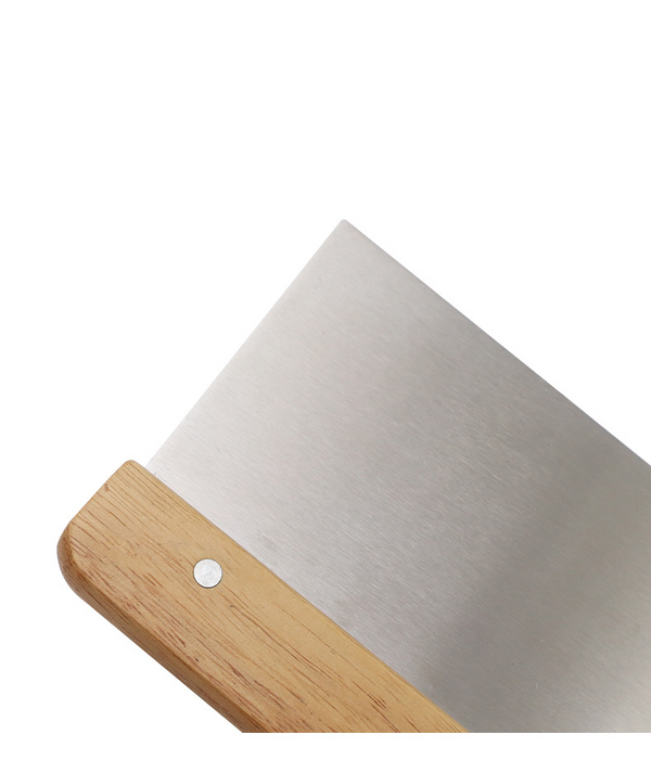Dough Bench Scraper Stainless Steel Wooden Handle Cake Slicer Pastry Cutter AU