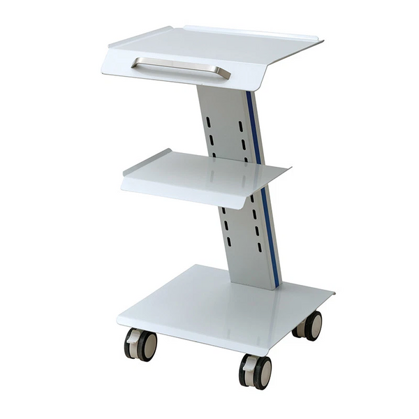 Medical Trolley Stand Dental Oral Scanner Holder W/Sockets 3 Layers Mobile Table