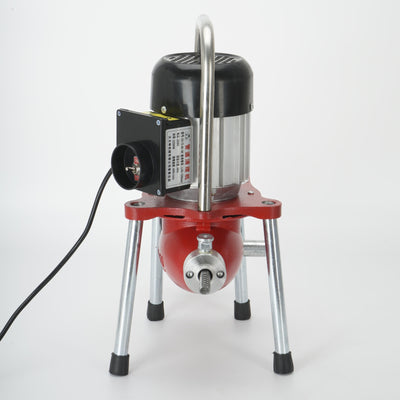 370W Electric Drain Cleaner Machine Plumbing Sewerage Pipe Machine w/7 Cutters