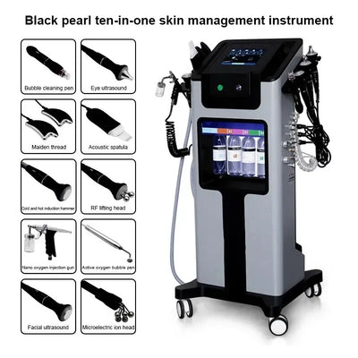 10 in 1 Hydro Dermabrasion Machine Hydrogen Oxygen Skin Care Small Bubble Device