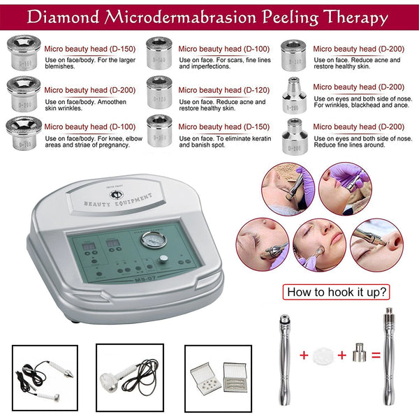 Professional Diamond Microdermabrasion Machine Facial Peeling Skin Care Device