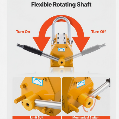 220lb/100kg Magnetic Lifter Lifting Magnet Permanent Lift Magnets with Release