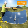 2200W Solar Cooker Stove Portable Sun Oven Outdoor Camping Picnic BBQ 1.25x1.8M