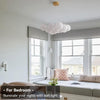 Modern Bubble Chandelier Lighting 13Light Glass Globe Pendant Hanging Light Lamp