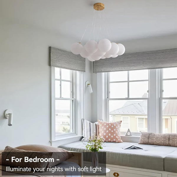 Modern Bubble Chandelier Lighting 13Light Glass Globe Pendant Hanging Light Lamp