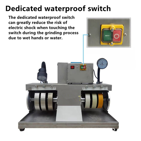 1800rpm Cabbing Machine Grinder Gem Faceting Machine w/ Extra Water System 220V