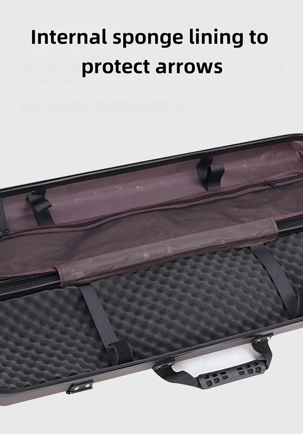 Archery Hard Bow Case for Recurve Bow Hard Shell Carrier Box Hunting Bag Outdoor