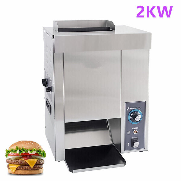 Automatic Hamburger Toasting Machine Commercial Burger Heater Bread Make Toaster
