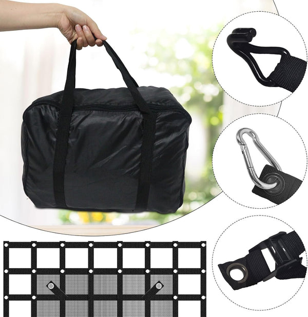 Heavy Duty Cargo Net 57"x72" or 81"x96" with Mesh Truck Bed Cargo Net Organizer